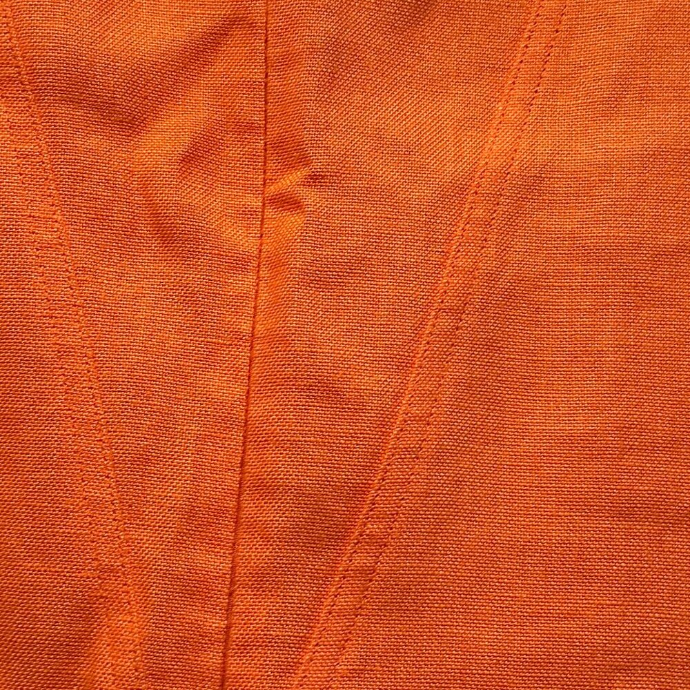 Orange Talbots Linen dress - Picture 5 of 5